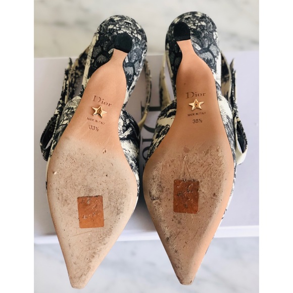 🦒Incredible Toile Sweet-D Dior Slingbacks🦒 - Picture 7 of 8